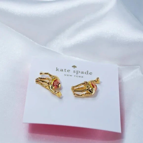 kate spade Jewelry - Kate Spade Spice Things Up Camel Stud Earrings with DUST BAG